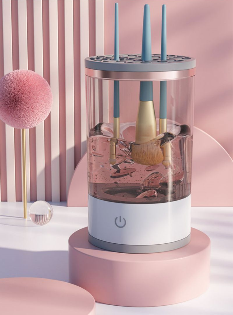 منظف ​​فرش المكياج الكهربائي